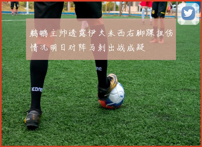鹈鹕主帅透露伊夫米西右脚踝扭伤情况明日对阵马刺出战成疑